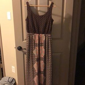 Long patterned dress